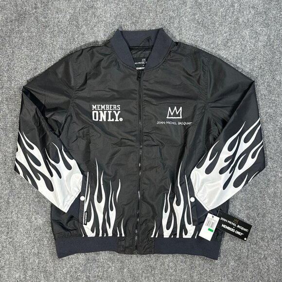 Jean-Michel Basquiat x Members Only Jacket Size: Large NWT Mona Lisa Edition - Picture 2 of 13